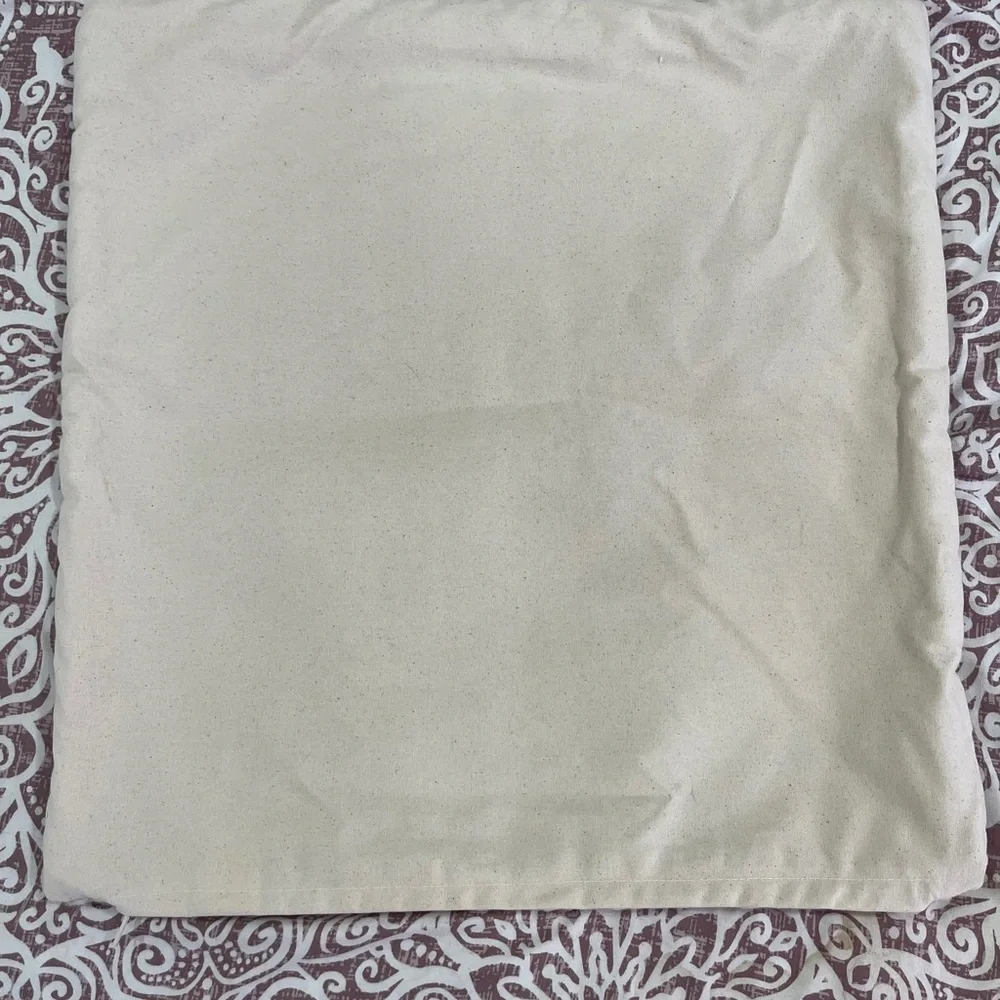 West Elm Ivory Beige Textured chunky wool Throw Pillow Cover